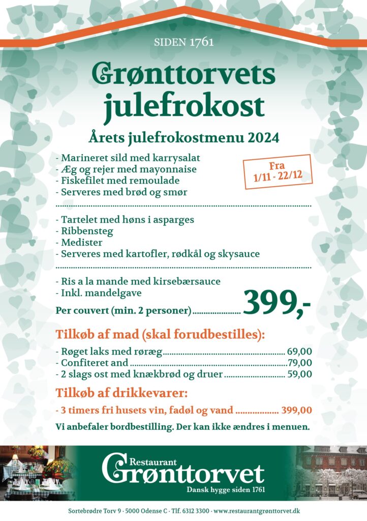 Julefrokost Grønttorvet