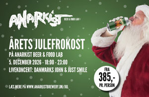 Anarkist Beer & Food Lab julefrokost odense