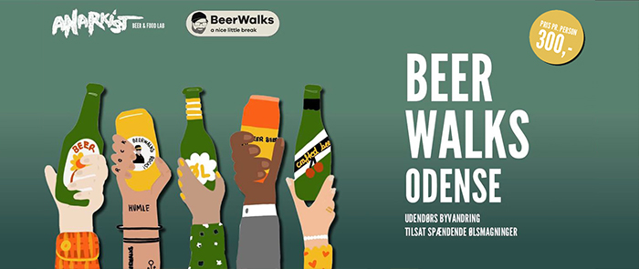 Pressemeddelelse: Anarkist Beer & Food Lab lancerer BeerWalks i Odense by