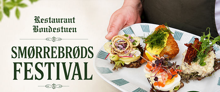 Restaurant Bondestuen inviterer til smørrebrødsfestival
